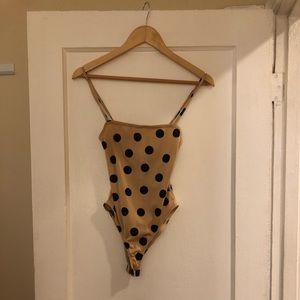 Polka dot body suit